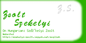 zsolt szekelyi business card